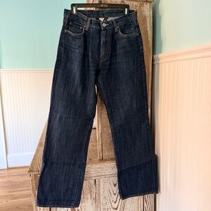 Lucky Brand Men's Relaxed Dark Blue Jeans